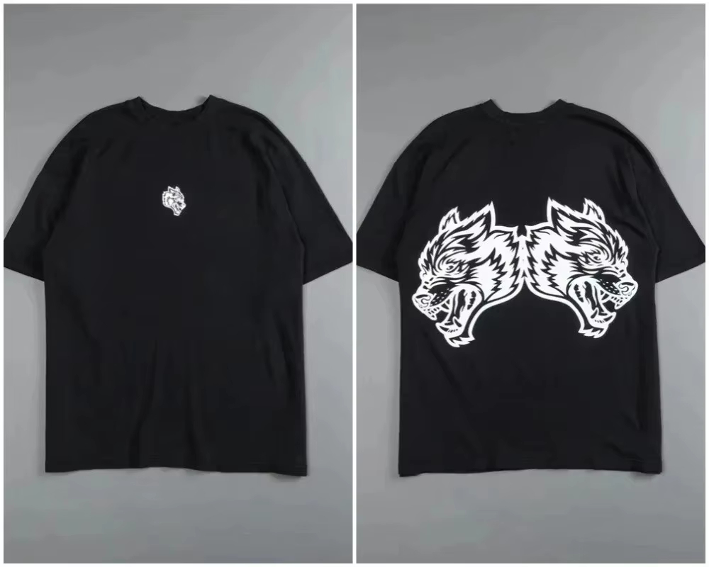 Streetwear High End Brand - Retro Black Wolf Head High End