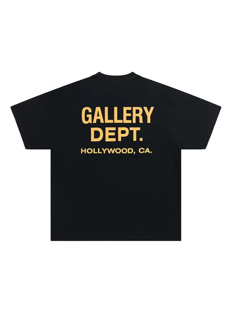 Yellow Streetwear Brand - Yellow Logo Trendy Luxury Brand T-shirt