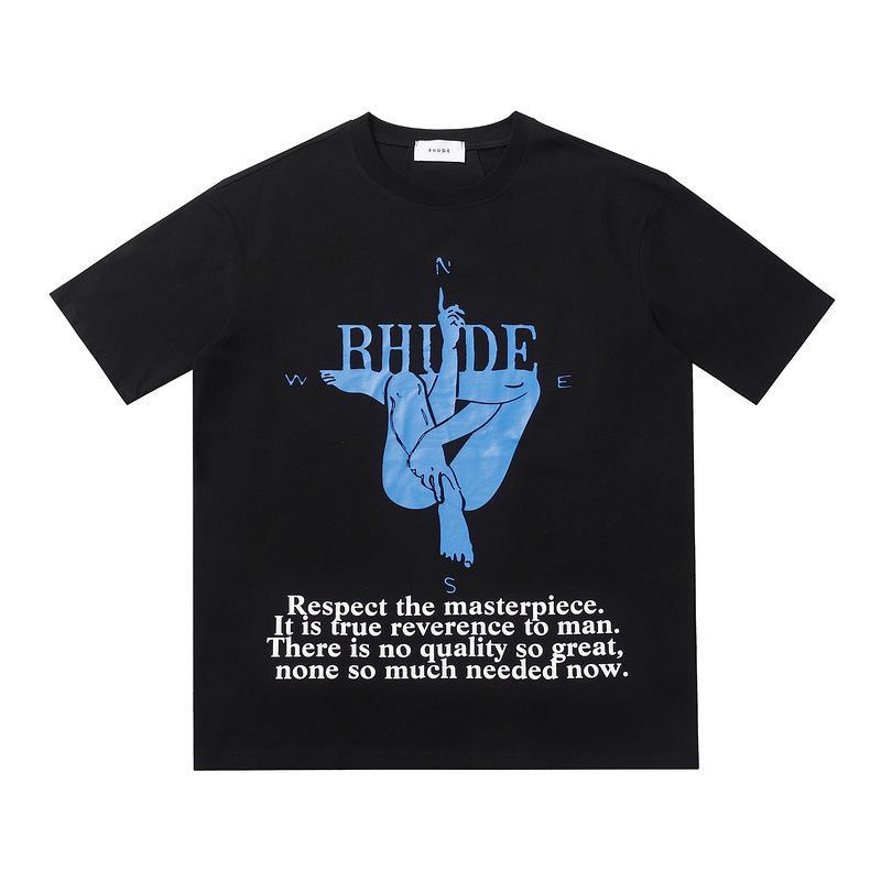 Loose Men's Short Sleeve T-Shi - огляд і ціна Streetwear Brand Slogans