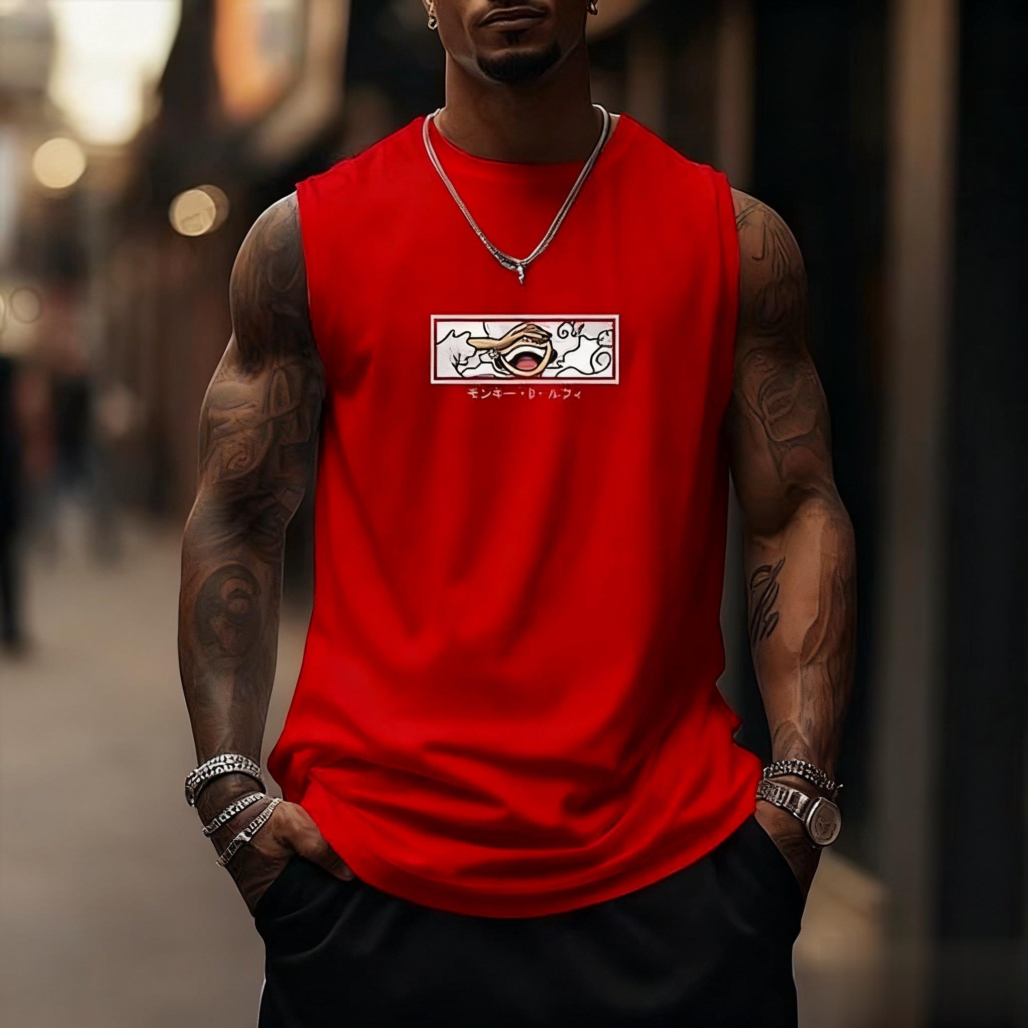 One Piece Luffy Gear 5 Tank To - огляд і ціна Streetwear Gym Brand